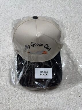 CC Boutique Cream and Black 'Silly Goose Club' Trucker Hat